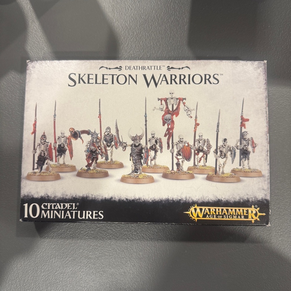 Warhammer Age of Sigmar 10 Citadel Deathrattle Skeleton Warriors see pics*